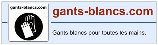 Gants blancs